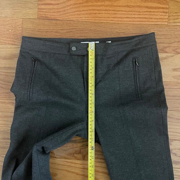 Vince Ponte Skinny Leg Pants Women 6 Grey Classic Basic Casual Everyday Normcore - Picture 8 of 10